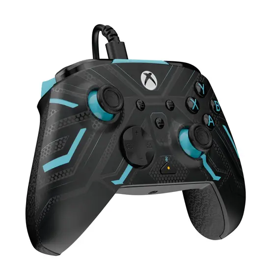 PDP XBOX WIRED REMATCH CONTROLLER - TITAN STEEL GLOW IN THE DARK-3