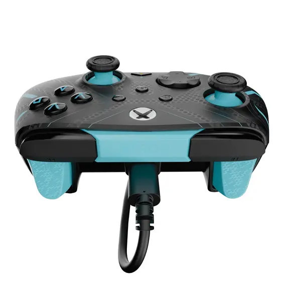 PDP XBOX WIRED REMATCH CONTROLLER - TITAN STEEL GLOW IN THE DARK-5