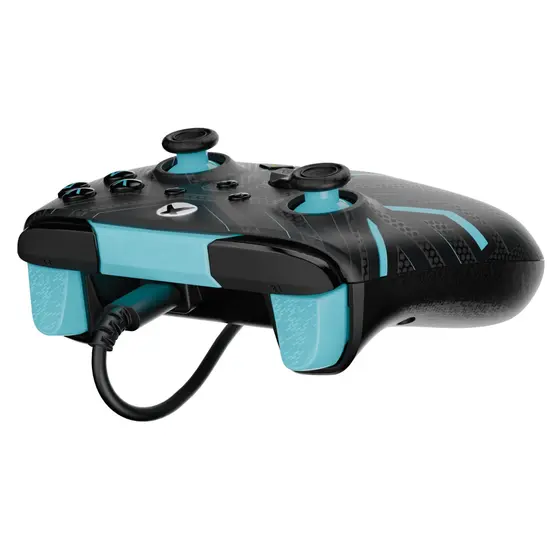 PDP XBOX WIRED REMATCH CONTROLLER - TITAN STEEL GLOW IN THE DARK-6