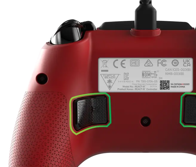TURTLE BEACH CONTROLLER REACT-R XBOX RED-3