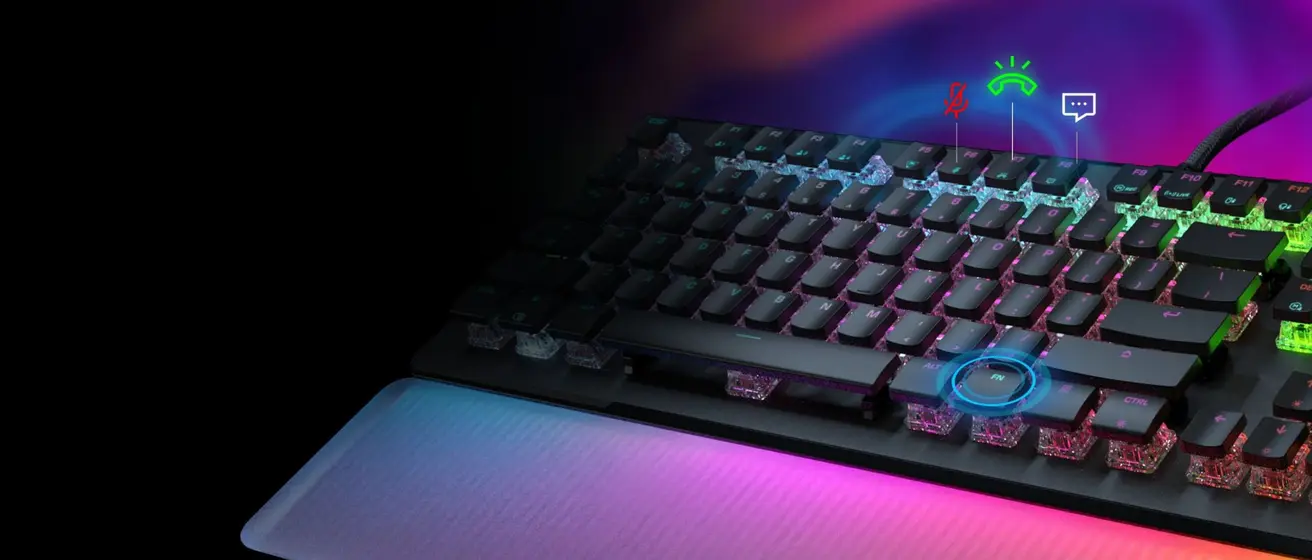 TURTLE BEACH KEYBOARD MECHANICAL VULCAN II MAX, BLACK, LINEAR, US-9