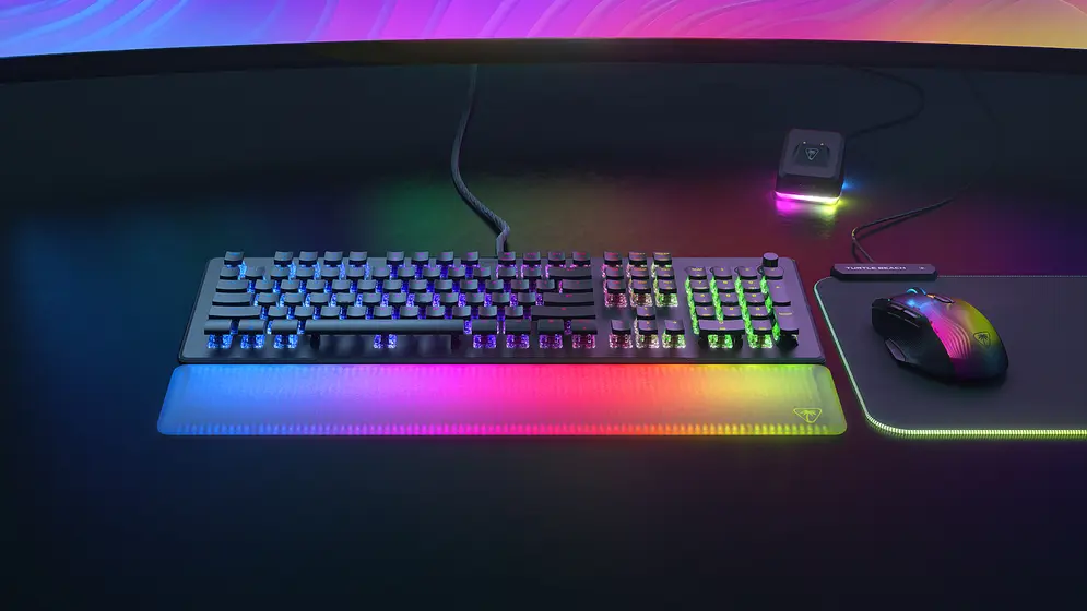 TURTLE BEACH KEYBOARD MECHANICAL VULCAN II MAX, BLACK, LINEAR, US-13