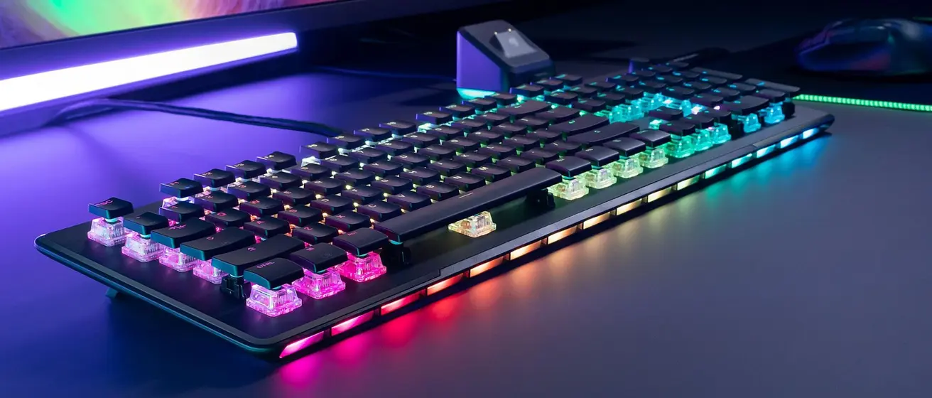 TURTLE BEACH KEYBOARD MECHANICAL VULCAN II MAX, BLACK, LINEAR, US-8