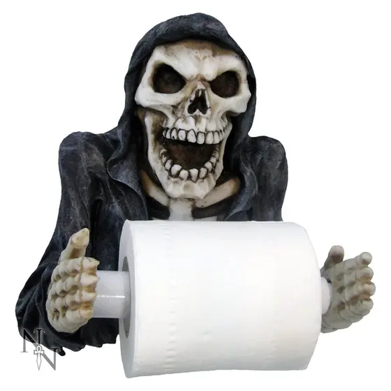NEMESIS NOW REAPERS REVENGE TOILET ROLL HOLDER 26CM-0