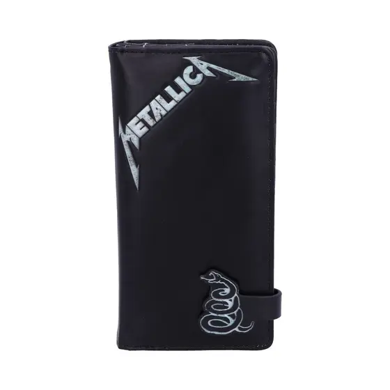 NEMESIS NOW METALLICA - BLACK ALBUM EMBOSSED PURSE-0
