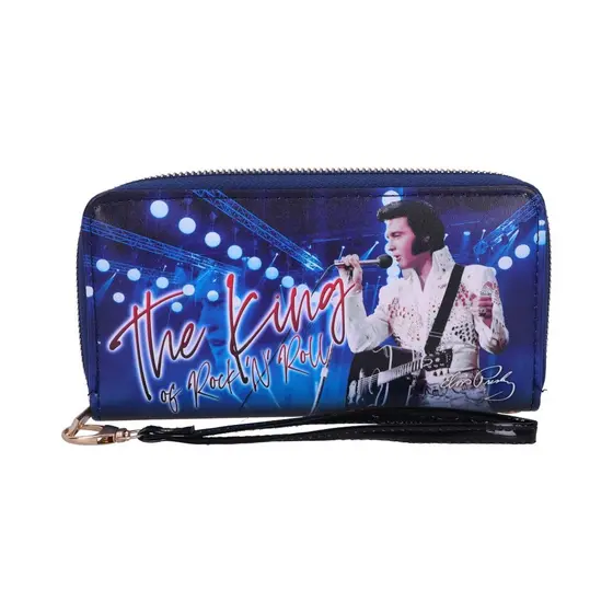 NEMESIS NOW PURSE - ELVIS THE KING OF ROCK AND ROLL 19CM-0