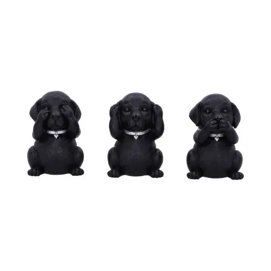 NEMESIS NOW THREE WISE LABRADORS 8.5CM-0