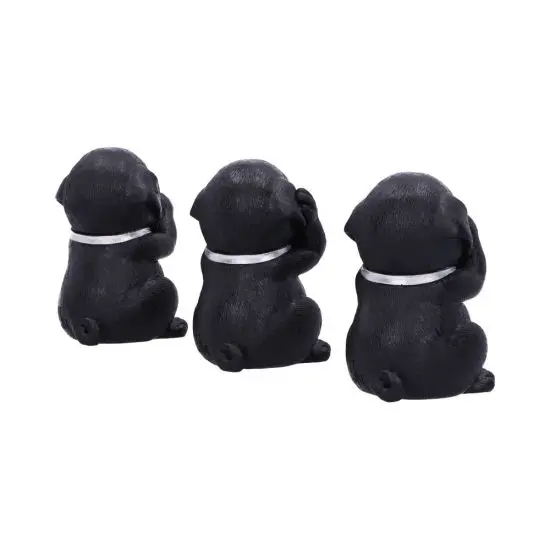 NEMESIS NOW THREE WISE LABRADORS 8.5CM-3