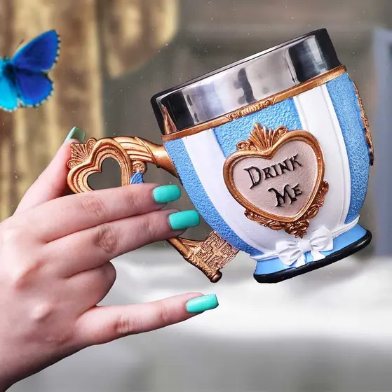 NEMESIS NOW Pinkys up Alice mug-7