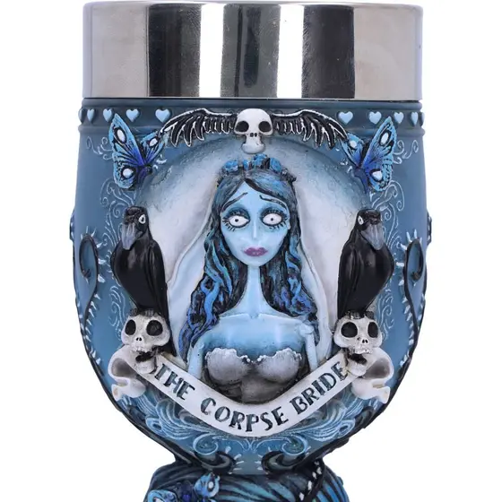 NEMESIS NOW Corpse bride Emily goblet-4