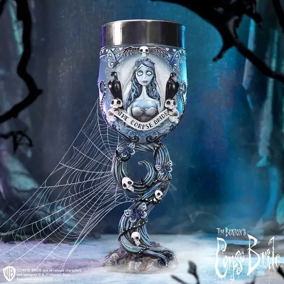NEMESIS NOW Corpse bride Emily goblet-6