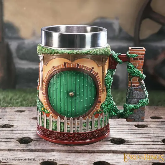 NEMESIS NOW LORD OF THE RINGS THE SHIRE TANKARD 15.5CM-6