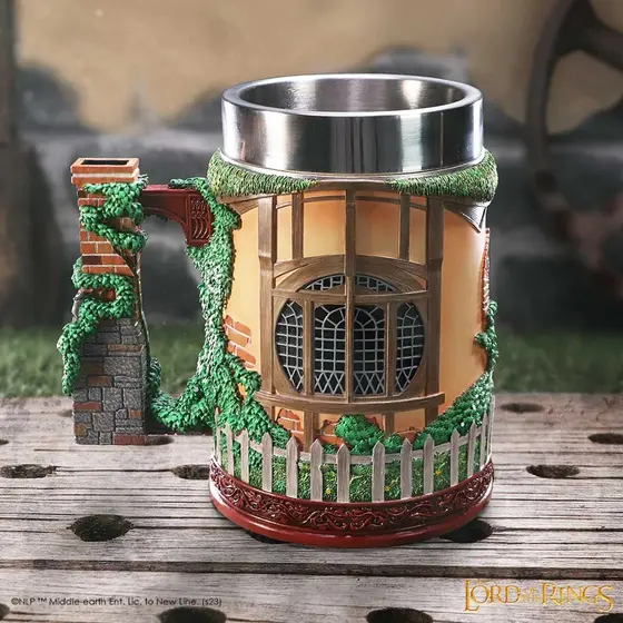 NEMESIS NOW LORD OF THE RINGS THE SHIRE TANKARD 15.5CM-7