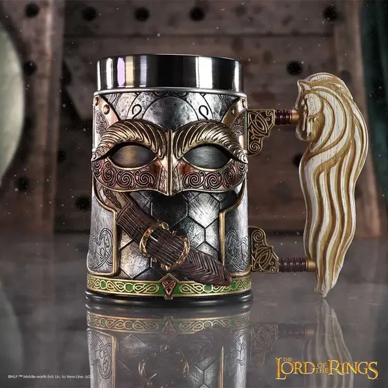NEMESIS NOW LORD OF THE RINGS ROHAN TANKARD 15.5CM-7