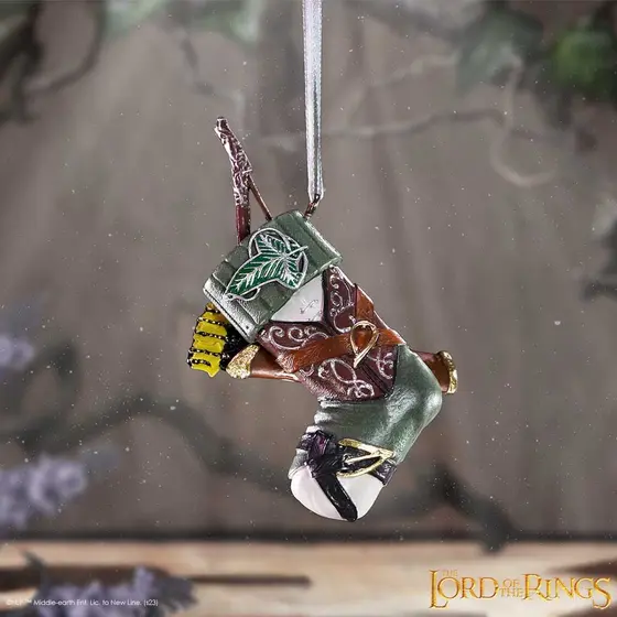 NEMESIS NOW LORD OF THE RINGS LEGO LAS STOCKING HANGING ORNAMENT-6