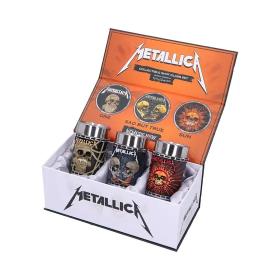 NEMESIS NOW Metallica glass set-6