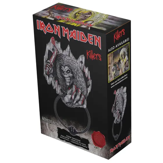 NEMESIS NOW IRON MAIDEN KILLERS DOOR KNOCKER 21.5CM-6