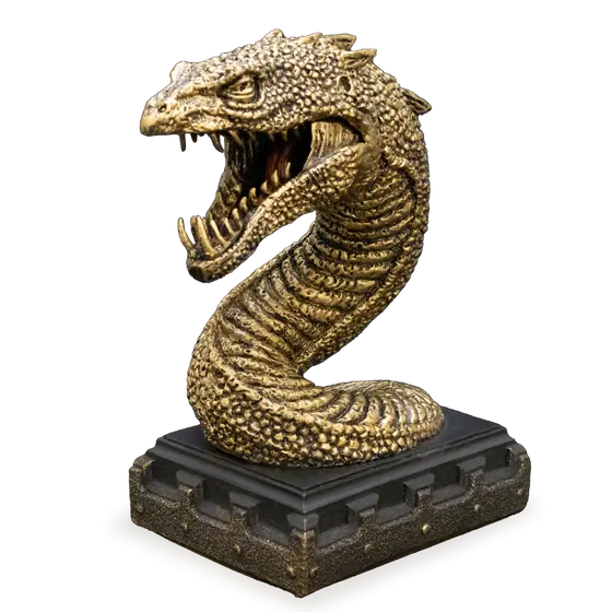 NOBLE COLLECTION - HARRY POTTER - BASILIK BOOKEND-0