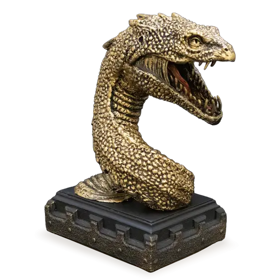 NOBLE COLLECTION - HARRY POTTER - BASILIK BOOKEND-7