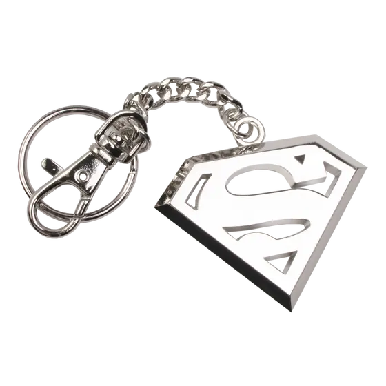 NOBLE COLLECTION DC - SUPERMAN C - J - SUPERMAN KEYCHAIN (GREY)-0