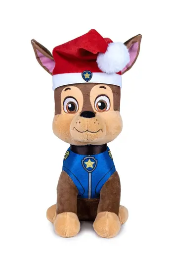 PAW PATROL - CHASE CHRISTMAS 27CM PLUSH-0