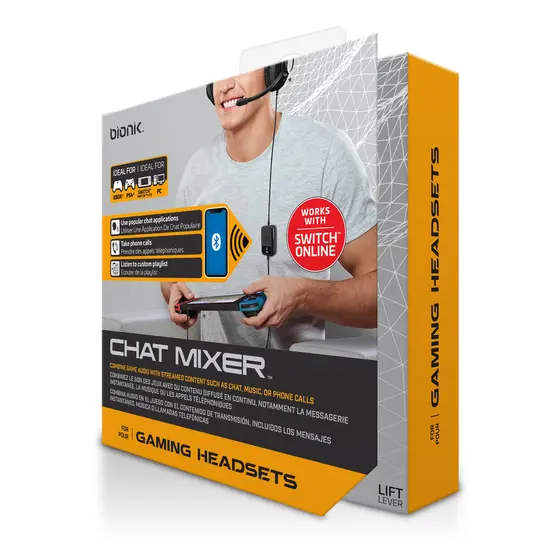 BIONIK CHAT MIXER FOR NINTENDO SWITCH, SWITCH LITE, PS5, PS4, XBOX X/S & ONE-2