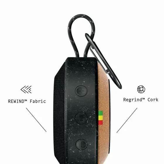 HOUSE OF MARLEY NO BOUNDS SIGNATURE BLACK BLUETOOTH SPEAKER-1