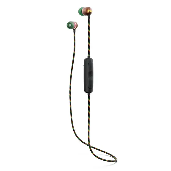 HOUSE OF MARLEY SMILE JAMAICA WIRELESS 2 RASTA IN-EAR HEADPHONES-0
