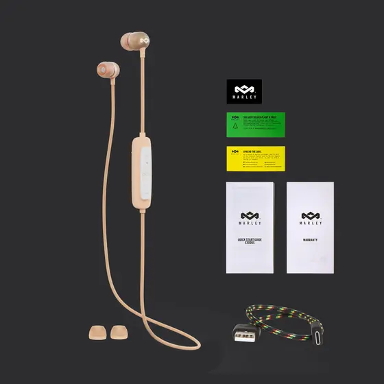 HOUSE OF MARLEY SMILE JAMAICA WIRELESS 2 COPPER IN-EAR HEADPHONES-7