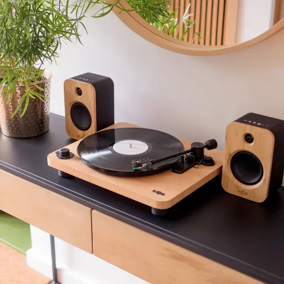 HOUSE OF MARLEY STIR IT UP LUX WIRELESS TURNTABLE SIGNATURE BLACK-2