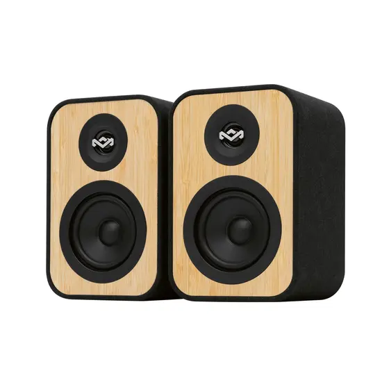 HOUSE OF MARLEY UPLIFT BT BOOKSHELF SPEAKERS SIGNATURE BLACK-0