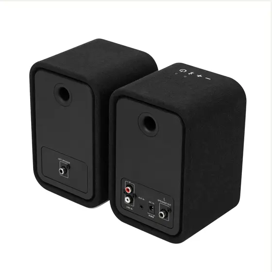 HOUSE OF MARLEY UPLIFT BT BOOKSHELF SPEAKERS SIGNATURE BLACK-1