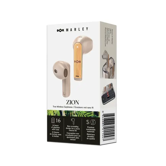 HOUSE OF MARLEY ZION TWS EARPHONES CREAM-3