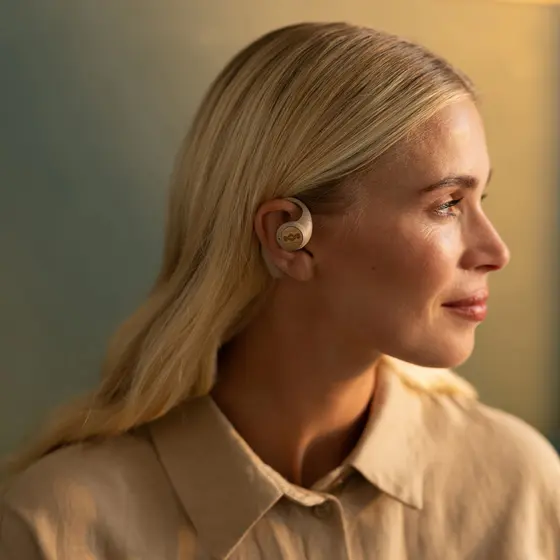 HOUSE OF MARLEY LIBERATE OPEN EAR EARPHONES CREAM-3