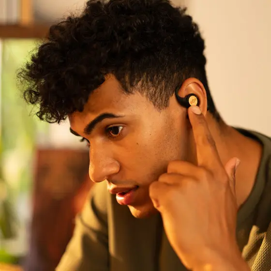 HOUSE OF MARLEY LIBERATE OPEN EAR EARPHONES SIGNATURE BLACK-9