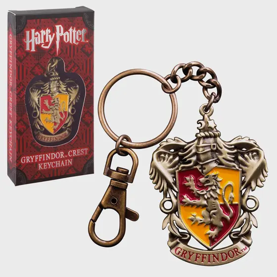 NOBLE COLLECTION Harry Potter Gryffindor crest keychain-1