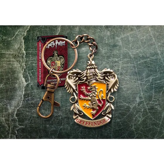 NOBLE COLLECTION Harry Potter Gryffindor crest keychain-2