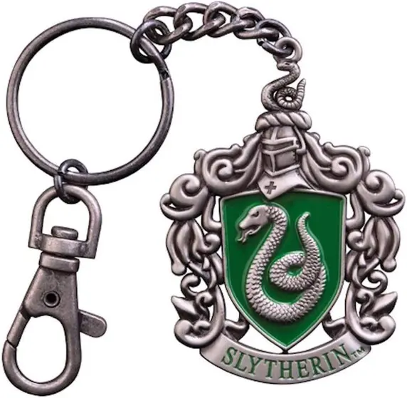 NOBLE COLLECTION Harry Potter Slytherin crest keychain-2