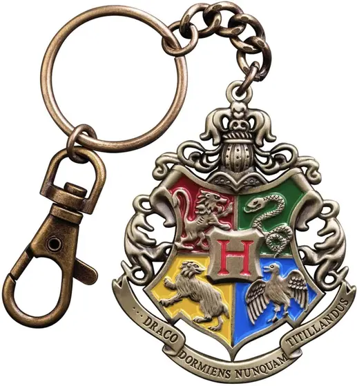 NOBLE COLLECTION Harry Potter Hogwarts crest keychain-1