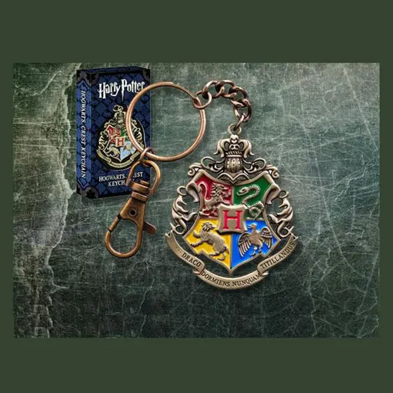 NOBLE COLLECTION Harry Potter Hogwarts crest keychain-2
