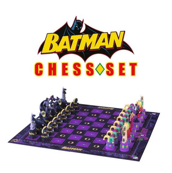 NOBLE COLLECTION DC - BATMAN - BATMAN CHESS SET-0