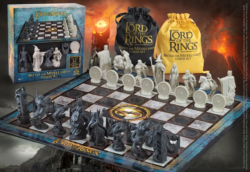 NOBLE COLLECTION - THE LORD OF THE RINGS - GIFTS - BATTLE FOR MIDDLE-EARTH CHESS-5