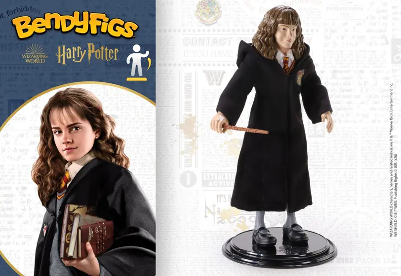 NOBLE COLLECTION - HARRY POTTER - BENDYFIGS - HERMIONE-0