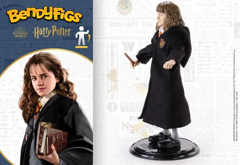 NOBLE COLLECTION - HARRY POTTER - BENDYFIGS - HERMIONE-3