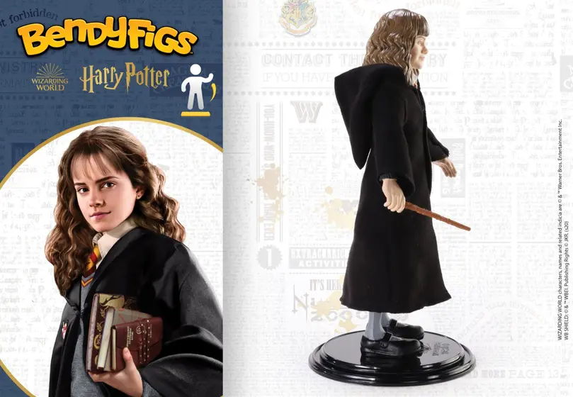 NOBLE COLLECTION - HARRY POTTER - BENDYFIGS - HERMIONE-4
