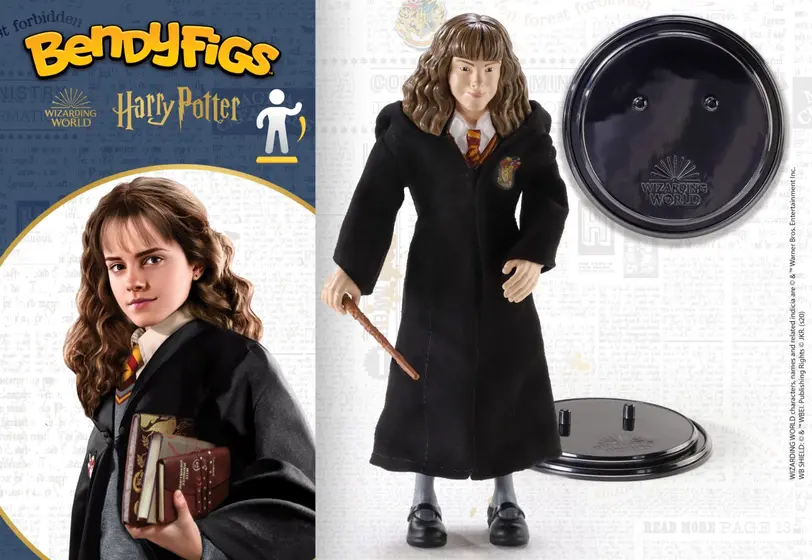 NOBLE COLLECTION - HARRY POTTER - BENDYFIGS - HERMIONE-7