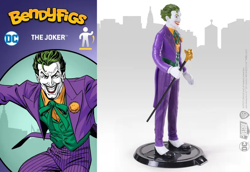 NOBLE COLLECTION - DC - BENDYFIGS - JOKER (COMICS)-2