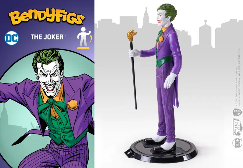 NOBLE COLLECTION - DC - BENDYFIGS - JOKER (COMICS)-3