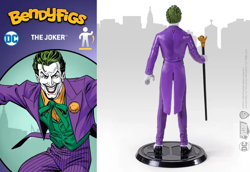 NOBLE COLLECTION - DC - BENDYFIGS - JOKER (COMICS)-5