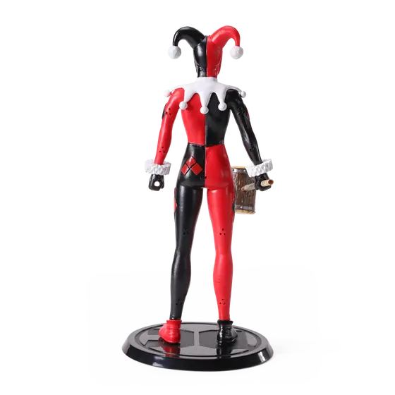 NOBLE COLLECTION DC - SS - HARLEY QUINN JESTER BENDYFIG-1